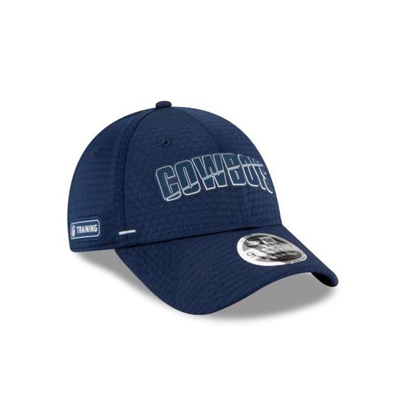 NFL Dallas Cowboys Official Summer Sideline Stretch Snap 9Forty Snapback (RTY5776) - Blue New Era Caps